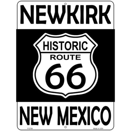 kirk  Mexico Historic Route 66 Wholesale Novelty Metal Parking Sign