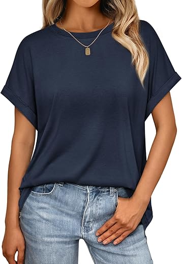 AUTOMET Womens Summer Tops Outfits Spring Casual Dressy T Shirts Workout Clothes Going Out Trendy Vacation Fashion 2025